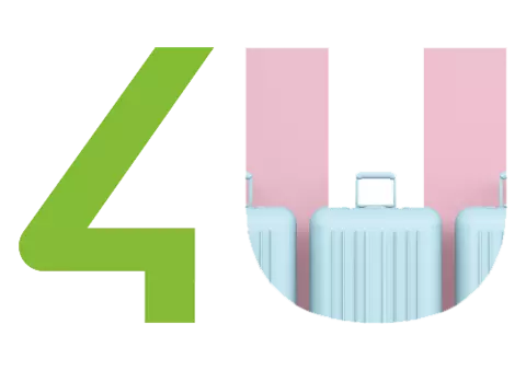 4U icon showing suitcases