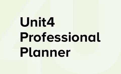 Product badge for Unit4 Professional Planner