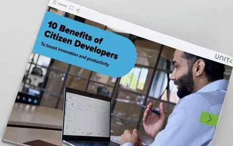 Klicka för att läsa vår e-guide: ”10 Benefits of Citizen Developers” 