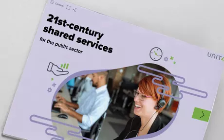 Klicken Sie hier, um unser E-Book zu lesen: „21st-century shared services for the public sector“